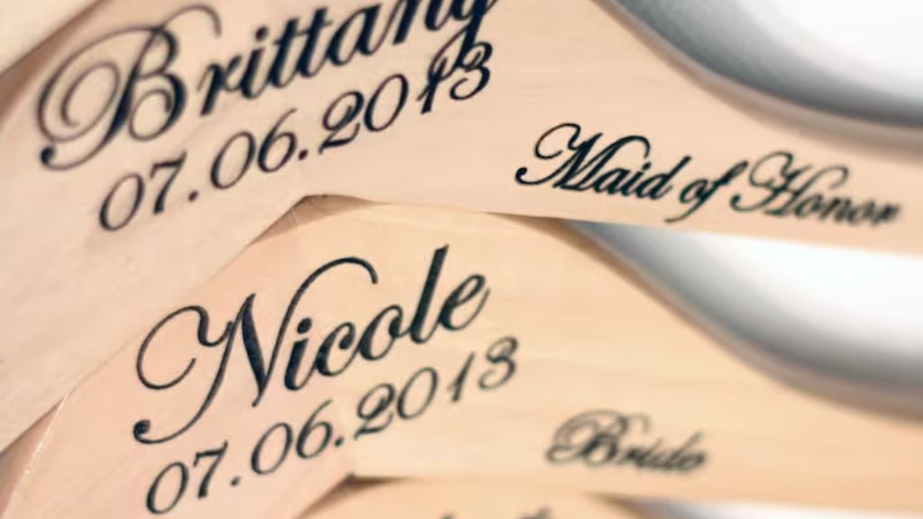 Personalized Wedding Dress Hanger