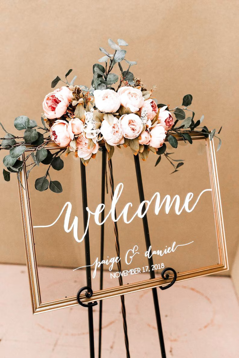 Wedding Welcome Sign