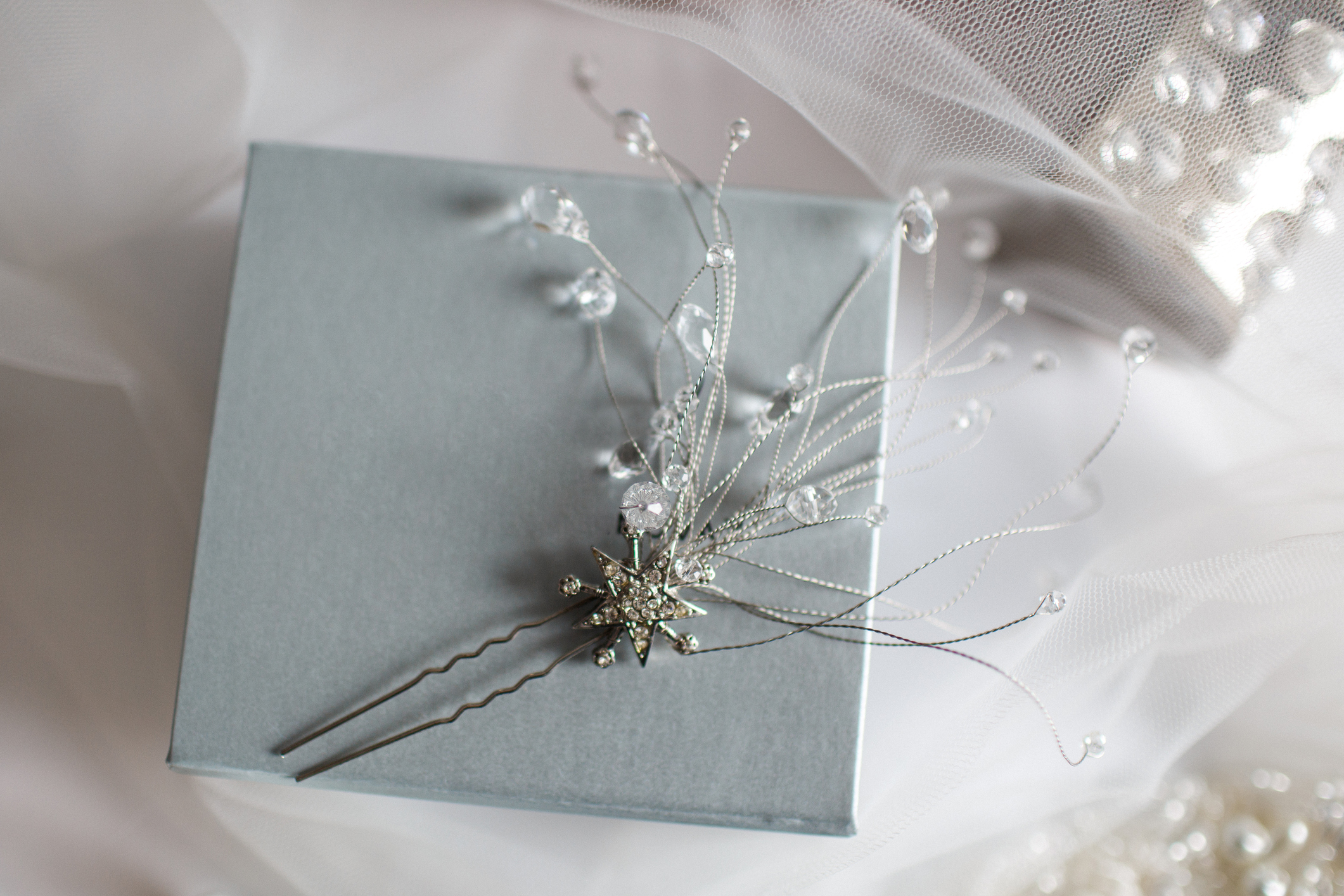 old wedding hairpins with pearls